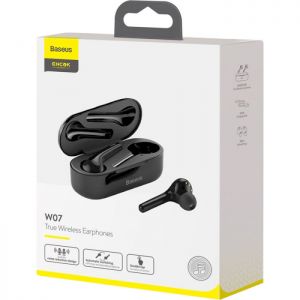 Навушники Baseus Encok True Wireless Earphones W07 Black