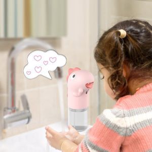 Дозатор для мила Baseus Minidinos hand washing machine Pink