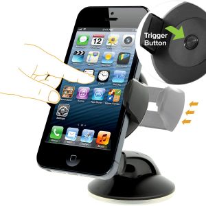 Автодержатель iOttie Easy Flex 3 Car Mount Holder Desk Stand for iPhone 5s, 5c, 5, 4S, and Smartphone- White (HLCRIO108WH)