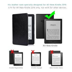 Обложка чехол для Amazon Kindle 6 (2016) UltraThin Black