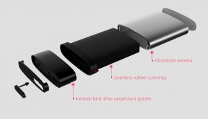 PHD External 2.5" SiliconPower USB 3.0 Armor A85M 5Tb Silver for Mac