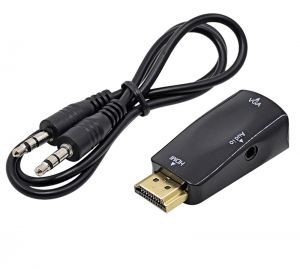 Переходник PowerPlant HDMI - VGA+Audio с аудио кабелем 0.5м CA910267