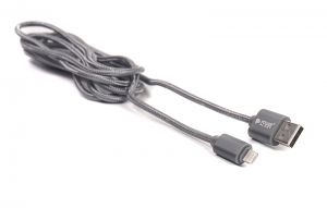 Кабель PowerPlant Quick Charge USB 2.0 AM – Lightning 2м CA910526