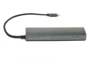 Переходник PowerPlant USB 3.0 2 порта + 1 порт Type-C USB 3.1 + Gigabit Ethernet CA910557