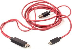 Кабель-переходник PowerPlant micro USB - HDMI + USB, 2.0m, (MHL), Blister CA910861