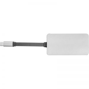 USB-хаб PowerPlant Type-C - HDMI 4K, USB 3.0, USB Type-C, RJ45 CA911691