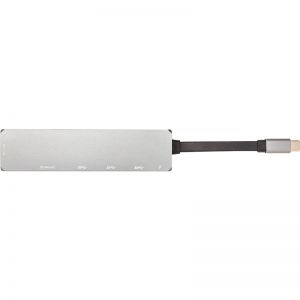 Переходник PowerPlant USB 3.1 Type-C - USB Hub, HDMI, Card Reader (SD, micro SD) CA912094