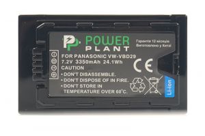 Аккумулятор PowerPlant Panasonic VW-VBD29 3350mAh CB970070