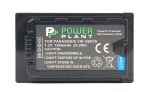 Аккумулятор PowerPlant Panasonic VW-VBD78 7800mAh CB970094