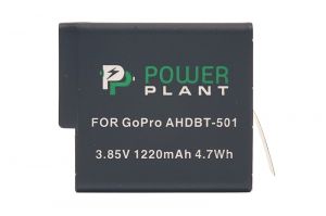Аккумулятор PowerPlant для GoPro AHDBT-501 1220mAh CB970124