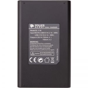 Зарядное устройство PowerPlant GoPro SPCC1B для двух аккумуляторов CH980260