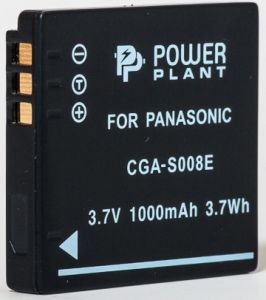 Аккумулятор PowerPlant Panasonic CGA-S008, DB-70, DMW-BCE10