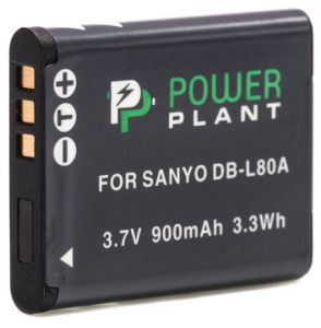 Аккумулятор PowerPlant Sanyo DB-L80, D-Li88