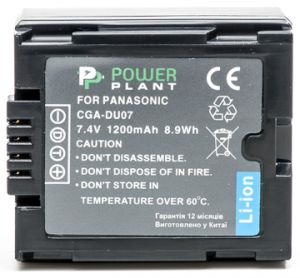 Аккумулятор PowerPlant Panasonic VW-VBD070, CGA-DU07 DV00DV1339