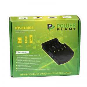 Зарядное устройство PowerPlant для аккумуляторов AA, AAA,9V/ PP-EU401 DV00DV2811
