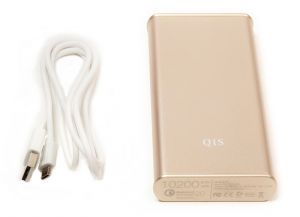 Универсальная мобильная батарея PowerPlant/Q1S/Quick-Charge 2.0/10200mAh Gold DV00PB0005G