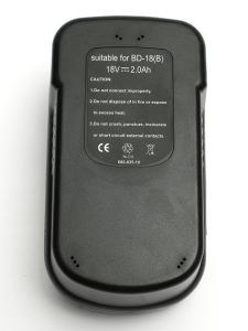 Аккумулятор PowerPlant для шуруповертов и электроинструментов BLACK&DECKER GD-BD-18(B) 18V 2Ah NICD DV00PT0027