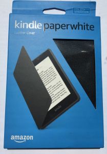 Обложка Amazon для Kindle Paperwhite 2018 10th Gen, Leather Cover Black Оригинал (B078TMTLB8)