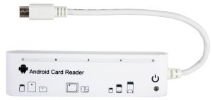 Кард-ридер PowerPlant 5-ти слотный Android Micro USB KD000OT0440