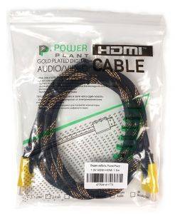 Видео кабель PowerPlant HDMI - HDMI, 1.5m, позолоченные коннекторы, 1.3V KD00AS1177