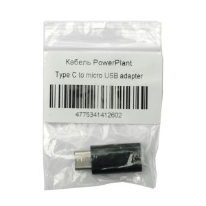 Переходник PowerPlant micro USB – Type C KD00AS1260