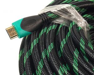 Виде кабель PowerPlant HDMI - HDMI, 30m, позолоченные коннекторы, 2.0V, Double ferrites, Highspeed KD00AS1297