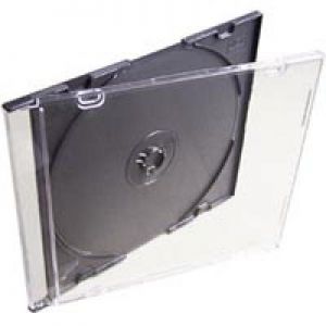 Бокс для диска CD/ DVD Slim box/ black (1шт)