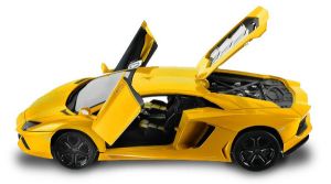 Машинка р/у 1:24 Meizhi лиценз. Lamborghini LP700 металлическая (желтый)