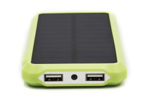 Универсальная солнечная мобильная батарея PowerPlant/PB-SS002/10000mAh/green PB-SS002G