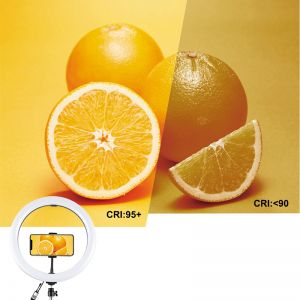 Кольцевая USB RGBW LED лампа Puluz PKT3043 10" + штатив 1.1 м PKT3043