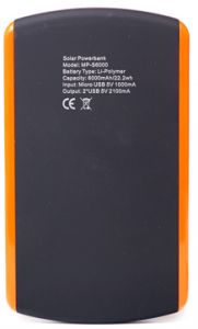 Универсальная солнечная мобильная батарея PowerPlant/MP-S6000/6000mAh/ PPS6000