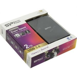 PHD External 2.5" SiliconPower USB 3.0 Stream S03 2TB Black