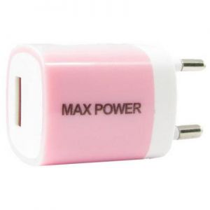 Зарядное устройство MaxPower One 1A Pink (33832)