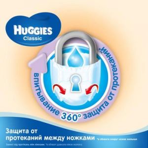 Подгузник Huggies Classic 4 Small 14 шт (5029053543123)