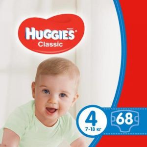 Подгузник Huggies Classic 4 Mega 68 шт (5029053543154)