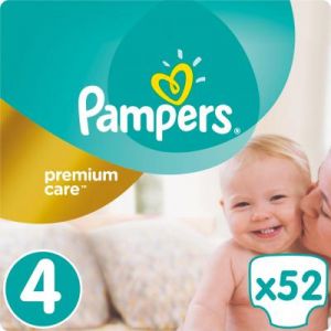 Подгузник Pampers Premium Care Maxi Размер 4 (8-14 кг) 52 шт (4015400278818)