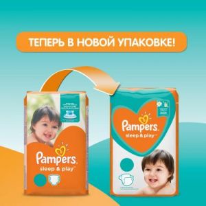 Подгузник Pampers Sleep Play Junior Размер 5 (11-16 кг), 58 шт (4015400203582)