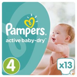Подгузник Pampers Active Baby-Dry Maxі Размер 4 (8-14 кг), 13 шт (4015400647546)
