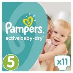 Подгузник Pampers Active Baby-Dry Junior Размер 5 (11-18 кг), 11 шт (4015400647577)