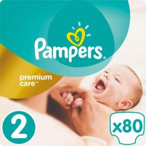Подгузник Pampers Premium Care Mini Размер 2 (3-6 кг), 80 шт (4015400741633)
