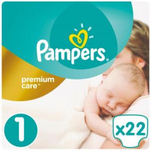 Подгузник Pampers Premium Care New Born Размер 1 (2-5 кг) 22 шт (4015400687696)