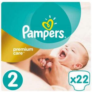 Подгузник Pampers Premium Care New Born Размер 2 (3-6 кг) 22 шт (4015400687733)