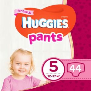 Подгузник Huggies Pants 5 для девочек (12-17 кг) 44 шт (5029053564036)