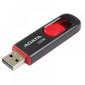 USB флеш накопитель A-DATA 64GB C008 Black+Red USB 2.0 (AC008-64G-RKD)