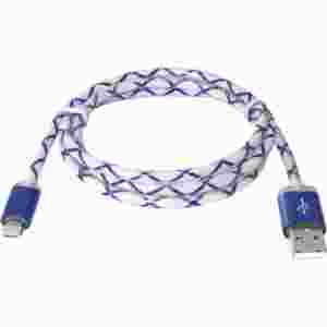 Дата кабель USB08-03LT USB - Micro USB, BlueLED backlight, 1m Defender (87555)