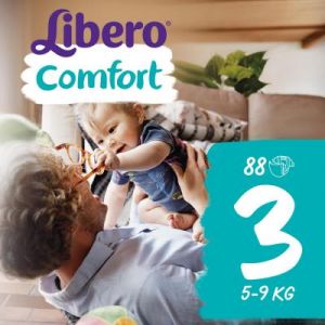 Подгузник Libero Comfort 3 (5-9 кг) 88 шт (7322540556377)