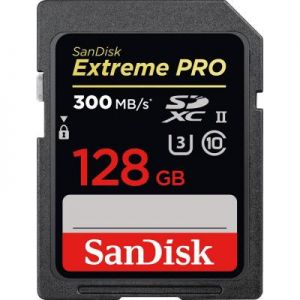 Карта памяти SANDISK 128GB SDXC class 10 UHS-II 4K Extreme Pro