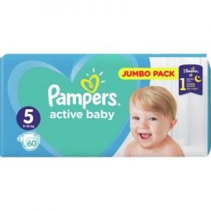 Подгузник Pampers Active Baby Junior Размер 5 (11-16 кг), 60 шт. (8001090948410)