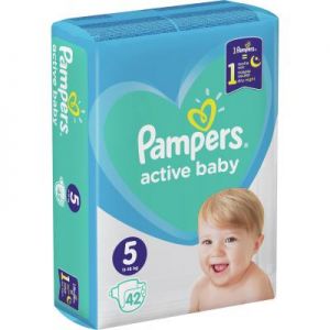 Подгузник Pampers Active Baby Junior Размер 5 (11-16 кг), 42 шт. (8001090950178)