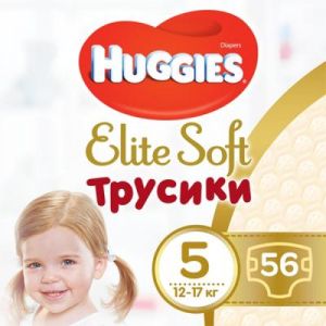 Подгузник Huggies Elite Soft Pants XL размер 5 (12-17 кг) 56 шт (5029053547695)